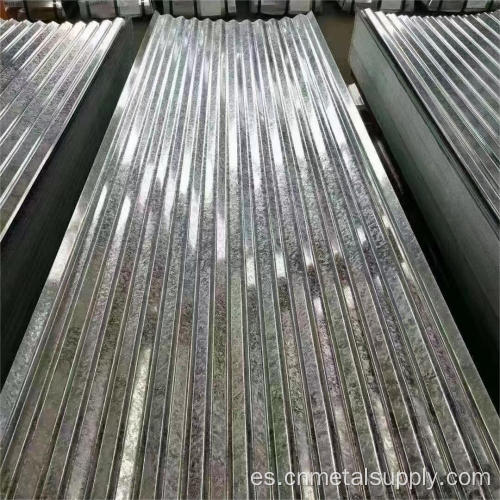 Placa de acero recubierta de zinc gi lámina de techo galvanizado